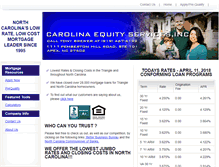 Tablet Screenshot of carolinaequity.com